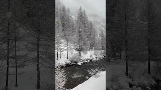 Zermatt Switzerland 📍🇨🇭 zermatt switzerland swiss winter snow travelvlog views [upl. by Anaicul494]