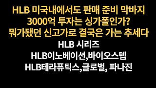 HLB 에이치엘비 HLB생명과학 HLB제약 HLB테라퓨틱스 HLB파나진 미국내에서도 판매준비 거의 완료 앞으로의 주가 전망에 대해서 [upl. by Rickie]