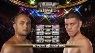 UFC 137  Bj Penn vs Nick Diaz  Full Fight [upl. by Ennaxor417]