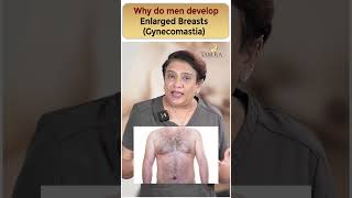 Why Do Men Develop Enlarged Breast  GYNECOMASTIA shorts [upl. by Felipa]