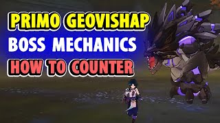 4 ELEMENT PRIMO GEOVISHAP BOSS FIGHT  Genshin Impact [upl. by Aralc889]