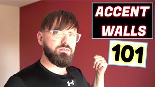 Accent Walls With Paint  Feature Wall Tips and Tricks [upl. by Orv49]