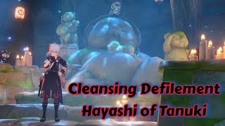 Cleansing Defilement  Hayashi of Tanuki in the Forest Guide  Genshin impact [upl. by Annaik]