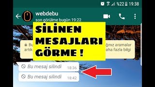 Whatsapp Herkesten Silinen Mesajları Görme Whatsapp Geri Alınan Mesajı Görme [upl. by Ait284]