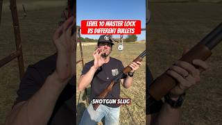 Level 10 Masterlock vs different caliber bullets [upl. by Sadnac767]