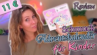 Klein aber OHO Unboxing eines zauberhaften Schmuck Adventskalenders für Kinder 🎄 Review [upl. by Haymo]