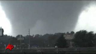 Raw Video Massive Tornado in Tuscaloosa Ala [upl. by Corb214]