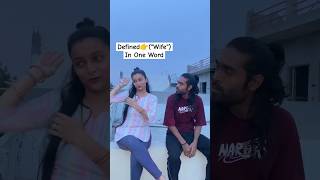 Synonym of WIFE🤣comedy funny fun funnyshorts varshaofficial wife husbandwifecomdey fyp [upl. by Akerley]