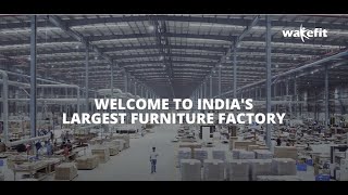 Wakefit Furniture Factory Tour  Indias largest furniture factory  with Ankit Garg  Wakefitco [upl. by Akkeber]