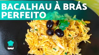 Bacalhau à Brás perfeito ✌️ bacalhau com batata palha [upl. by Entwistle]