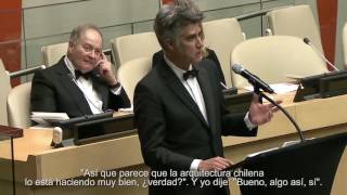 Discurso de Alejando Aravena  Ceremonia Premio Pritzker 2016 [upl. by Lisha]