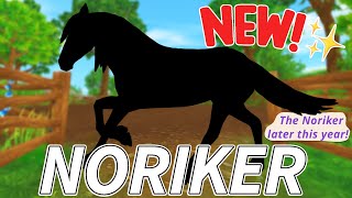 NEW HORSE BREED NORIKER HORSES COMING TO STAR STABLE SOON [upl. by Eahsram]