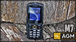 Первый в Мире БРОНИРОВАННЫЙ телефон с динамиком 35 Вт AGM M7Survival phone [upl. by Rey662]