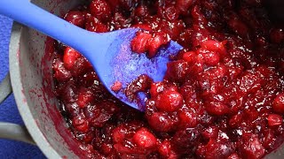 How to Cook Fresh Cranberries  Its Quick amp Easy [upl. by Robbi]