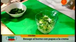 besugo al horno con papas a la crema pt2 201204053gp [upl. by Mungovan]