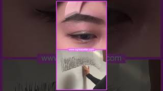 Eyebrow Trimming Scissors 🌺 lightsbettercom california makeup browlights eyebrow beauty [upl. by Anstus]