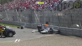 Olav Mol  F1 2007 Canada  Zware crash Robert Kubica [upl. by Oker527]