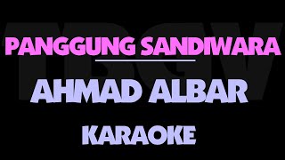 Panggung Sandiwara  Ahmad Albar Karaoke Godbless God Bless [upl. by Basham]