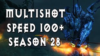 MULTISHOT Build DH  GR100 en 12 min  Diablo 3 Saison 28 [upl. by Uni]