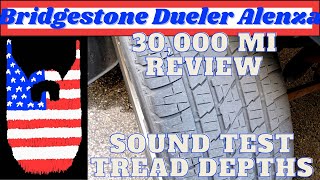 30000 Mile Review Bridgestone Dueler HL Alenza [upl. by Neysa]