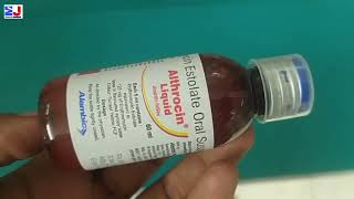 Althrocin Liquid  Erythromycin Estolate Oral Suspension  Erythromycin Syrup Use  Althrocin Liquid [upl. by Chelton271]