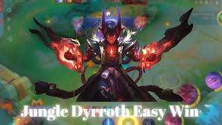 Nefes aldırmayan Jungle Dyrroth çerEZ Win Mobile Legends Bang Bang [upl. by Nhguaval]