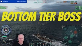 T61 Bottom Tier Boss  World of Warships WOWS [upl. by Erund]