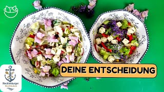 Sommersalat mit 2 verschiedenen Dressing Varianten [upl. by Sturrock]