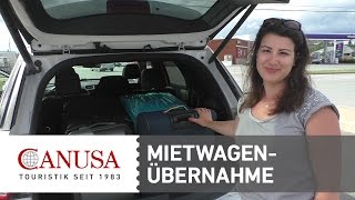 CANUSA erklärt Wie übernehme ich einen Mietwagen in Nordamerika  CANUSA [upl. by Adym154]