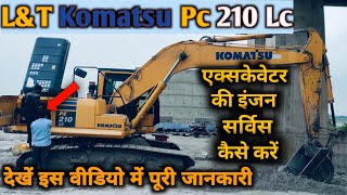 New LampT Komatsu Poclain Excavator Engine Sarvice  How To Excavator Engine Sarvice [upl. by Downall769]