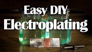 Electroplating  Easy DIY Nickel Copper Zinc Plating [upl. by Copp384]