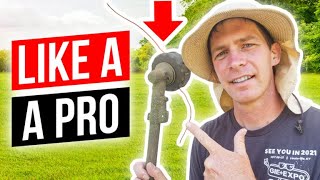 5 String Trimmer Skills to Learn including Lawn Edging Tree Ring Edging and Cutting Tall Grass [upl. by Adnael]