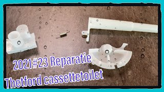 202123 Reparatie thetford cassettetoilet [upl. by Eletnahs]