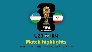 Uzbekistan vs Iran match highlights  خلاصه بازی ایران و ازبکستان [upl. by Aerdnua]