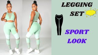 Lace Walks Legging Set  legging color verde para chicas [upl. by Jasen]