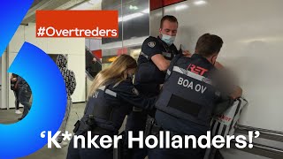 BRUTALE en PROVOCERENDE jongen BLIJFT BELEDIGEN  Overtreders [upl. by Slohcin]