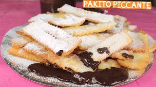 CHIACCHIERE di CARNEVALE troppo buone • Ricetta di Pakitopiccante [upl. by Notgnilra]