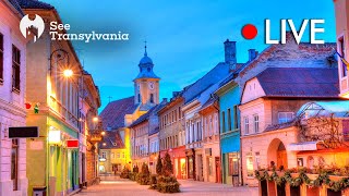 Michael Weiss Street Brasov  Pilvax Restaurant  🔴 Live Webcam [upl. by Yeldnarb583]