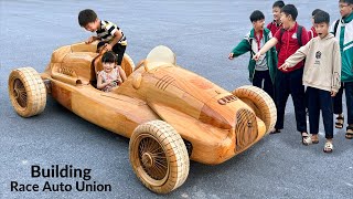 90 Days Building Audi Race Car  Auto Union Type D 1938 For My Daughter [upl. by Trometer]