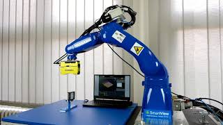 2D amp 3D Inspection with Cognex InSight IS3DL4000 amp Yaskawa GP8 Robot [upl. by Robet801]