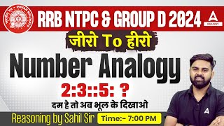 Number Analogy Reasoning Tricks  Reasoning Tricks by Sahil Tiwari  RRB NTPC Group D 2024 [upl. by Blatt]