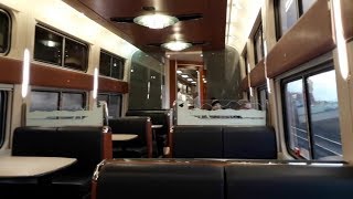 Amtrak Lake Shore Limited Viewliner II dining car [upl. by Kylen195]