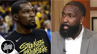 Why Kendrick Perkins thinks Kevin Durant will leave the Warriors  The Jump [upl. by Revolc]