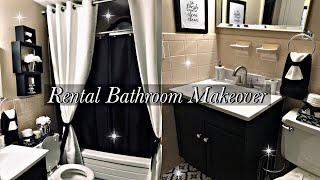 Rental Bathroom  5 INEXPENSIVE Things to do to Upgrade your Rental BATHROOM  Tips amp Hacks  2021 [upl. by Korwin]