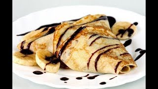 recette de crêpe facile et rapide وصفة كريب ساهلة و سريعة [upl. by Aihtebat386]