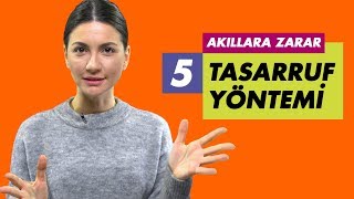 Firuze Özdemir ile Akıl Almaz 5 Tasarruf Yöntemi [upl. by Ydok756]