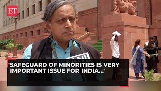 Shashi Tharoor on Bangladesh’s unrest Safeguard of minorities is very important issue for India… [upl. by Philis177]