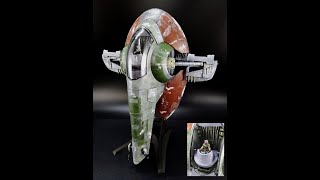 BOBA FETT STARFIGHTER SLAVE 1 STAR WARS THE EMPIRE STRIKES BACK SCALE MODEL KIT BUILD HOW TO PAINT [upl. by Persse258]