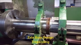 Large Lathe Trepanning  Zala Boss Design [upl. by Thorr]