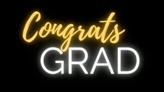 2 Hour Congrats Grad Congratulations Throwing Graduation Caps Background Video with Music [upl. by Olifoet786]